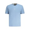 HUGO BOSS T-SHIRT MANICHE CORTE UOMO AZZURRO