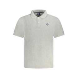 NORTH SAILS POLO MANICHE CORTE UOMO GRIGIO