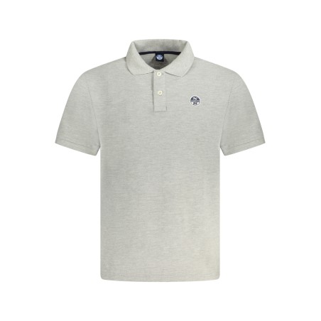 NORTH SAILS POLO MANICHE CORTE UOMO GRIGIO