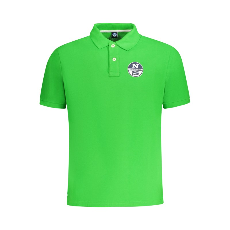 NORTH SAILS POLO MANICHE CORTE UOMO VERDE