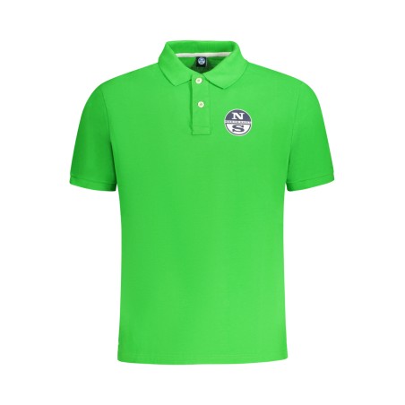 NORTH SAILS POLO MANICHE CORTE UOMO VERDE