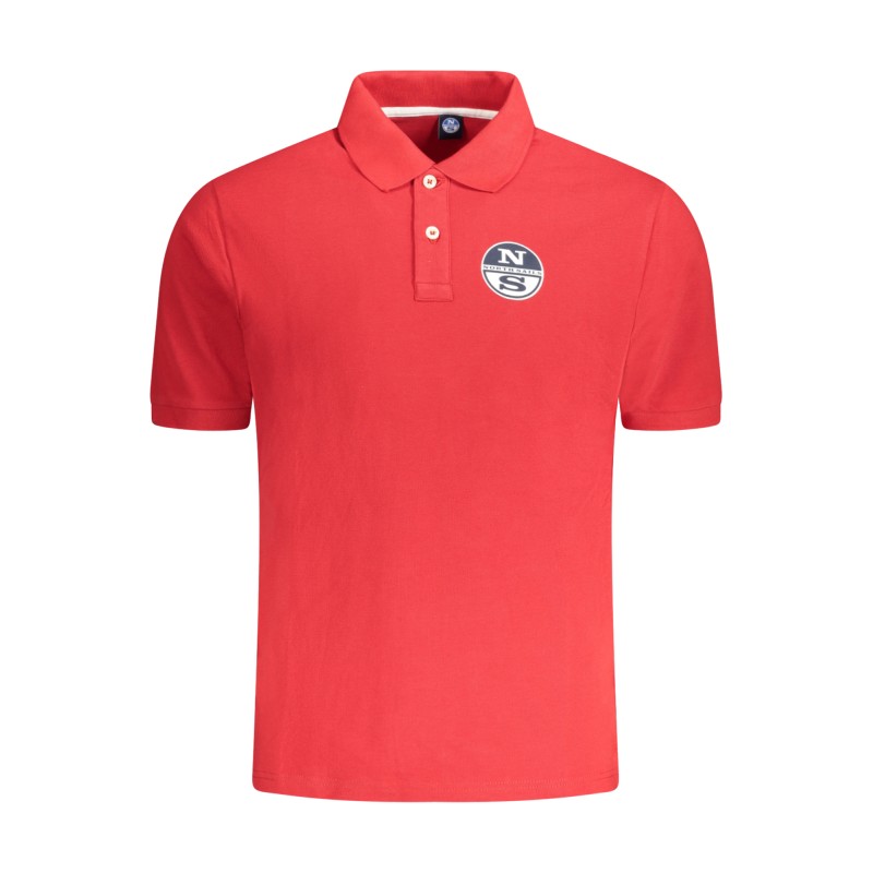 NORTH SAILS POLO MANICHE CORTE UOMO ROSSO