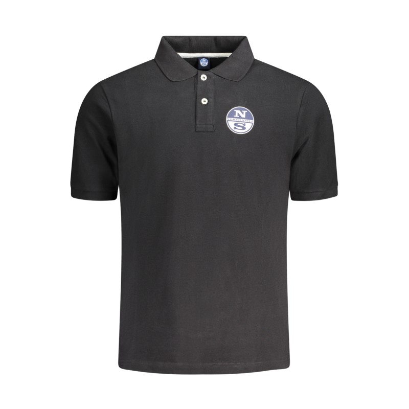 NORTH SAILS POLO MANICHE CORTE UOMO NERO