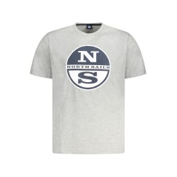 NORTH SAILS T-SHIRT MANICHE CORTE UOMO GRIGIO