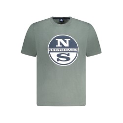 NORTH SAILS T-SHIRT MANICHE CORTE UOMO VERDE