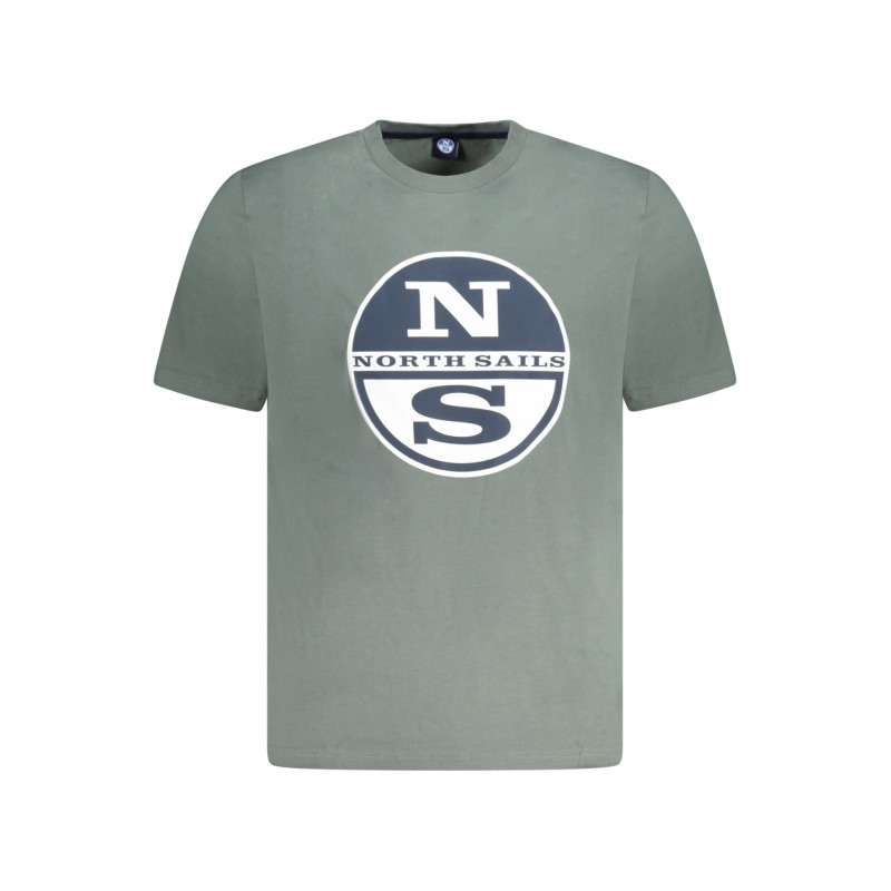 NORTH SAILS T-SHIRT MANICHE CORTE UOMO VERDE