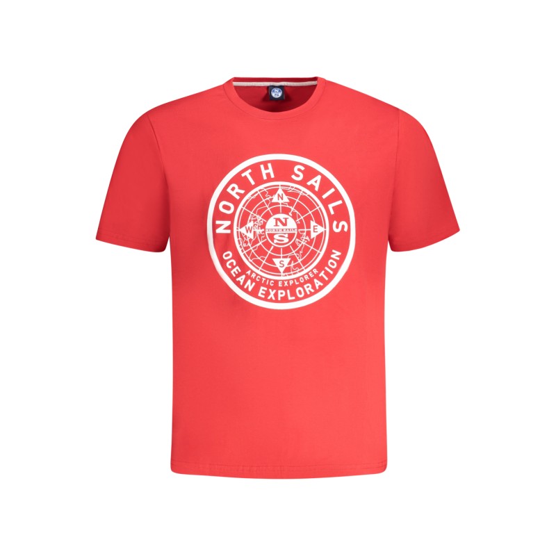 NORTH SAILS T-SHIRT MANICHE CORTE UOMO ROSSO