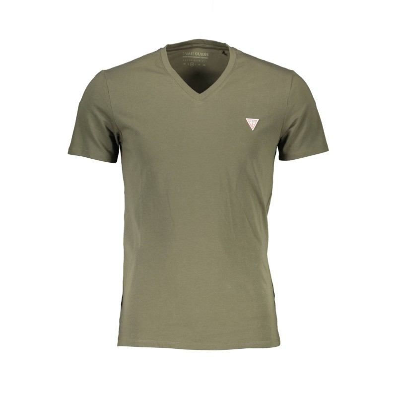 GUESS JEANS T-SHIRT MANICHE CORTE UOMO VERDE