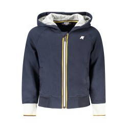 K-WAY FELPA CON ZIP UOMO BLU