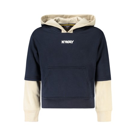 K-WAY FELPA SENZA ZIP UOMO BLU