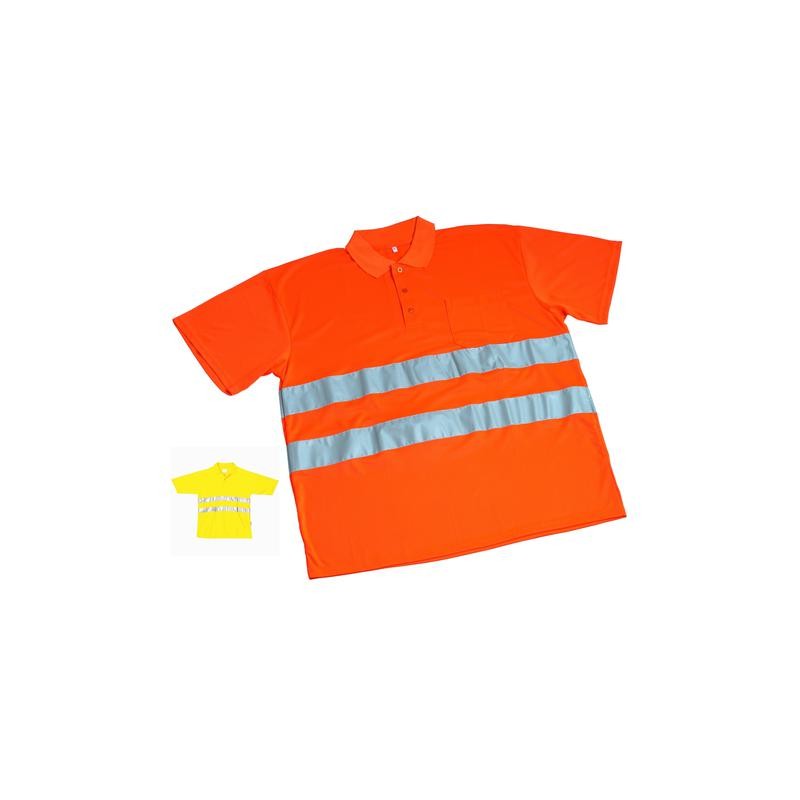 Polo Alta Visibilità in 100% Poliestere