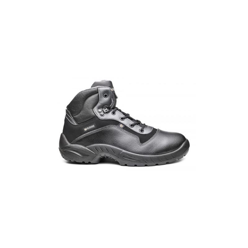 Scarpa alta S2P HRO BASE PROTECTION in pelle fiore con puntale e lamina
