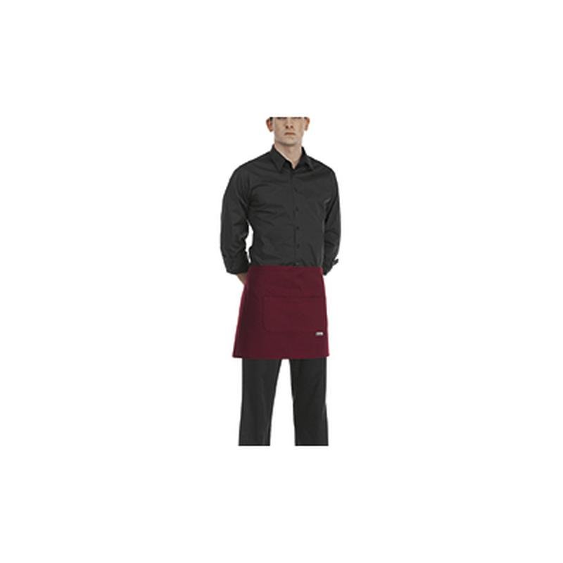 falda barman - 65% polyester - 35% cotton  - bordeaux