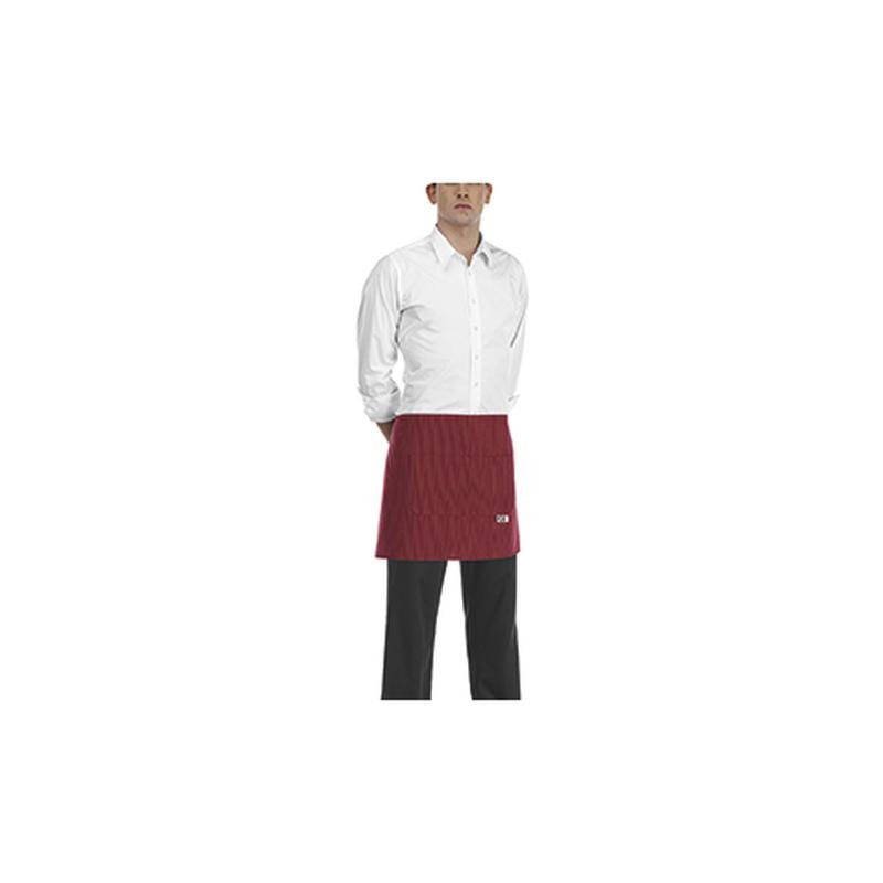 falda barman - 65% polyester - 35% cotton - wine