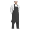 falda bip apron - 80% polyester - 20% cotton - black