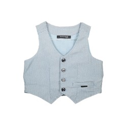 GUESS MARCIANO GILET BAMBINO AZZURRO