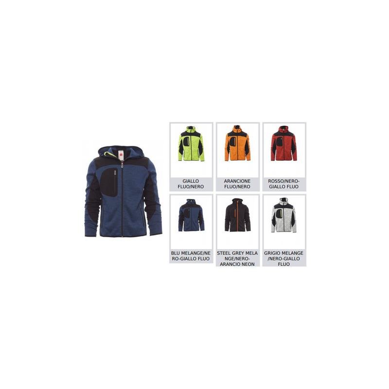 giacca trip softshell ergonomica uomo con zip lunga sbs