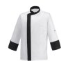 giacca unisex band - 100% microfiber - bianco black