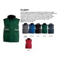 gilet flight uomo, zip 8mm in plastica con cursore in metallo con patta e bottoni in plastica