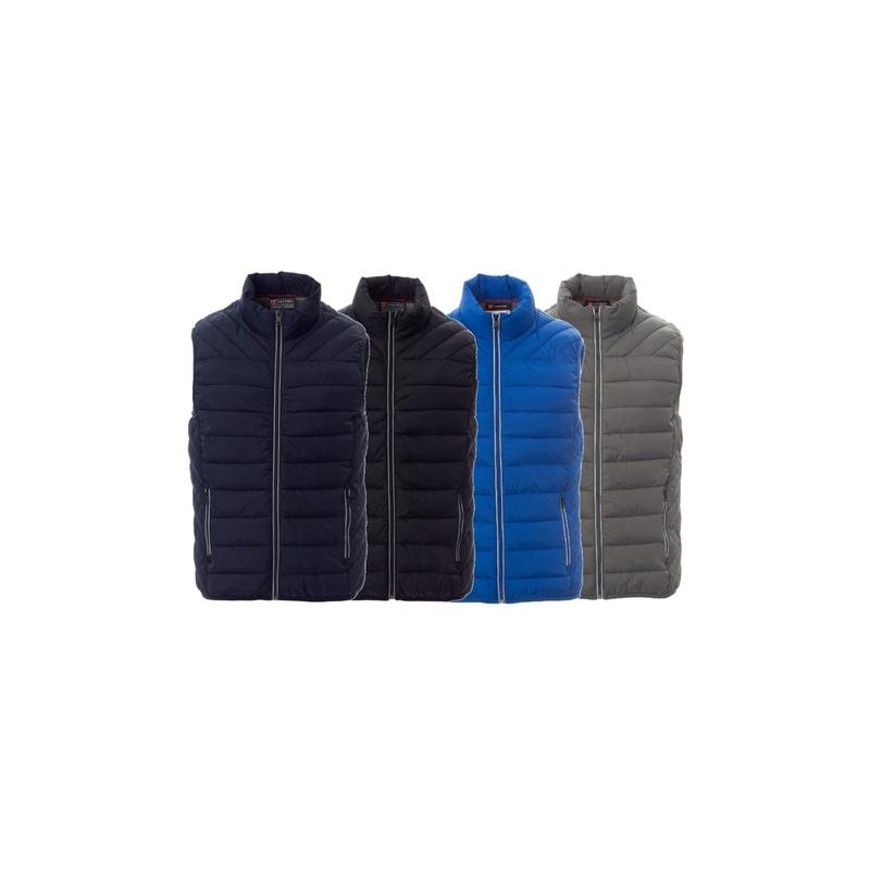 gilet piumino time uomo con zip sbs 5 mm in plastica e cursore in metallo