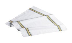 Strofinacci Towel Stripe - 100% Cotton - White