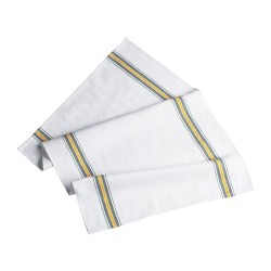 Strofinacci Towel Stripe - 100% Cotton - White