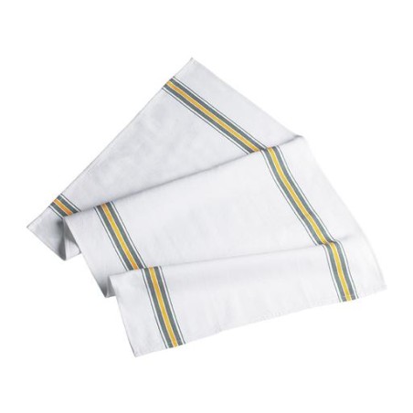 Strofinacci Towel Stripe - 100% Cotton - White