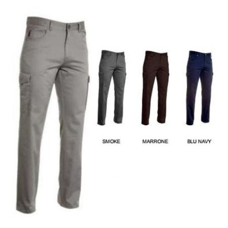 pantalone adventure uomo multitasche cotone twill e spandex