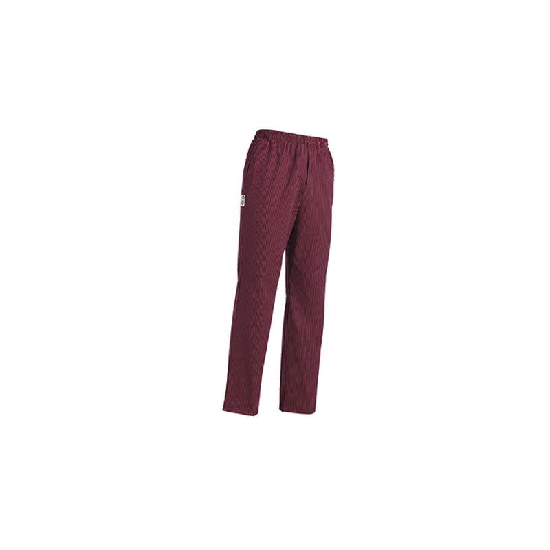 pantalone unisex coulisse - 65% polyester - 35% cotton - wine