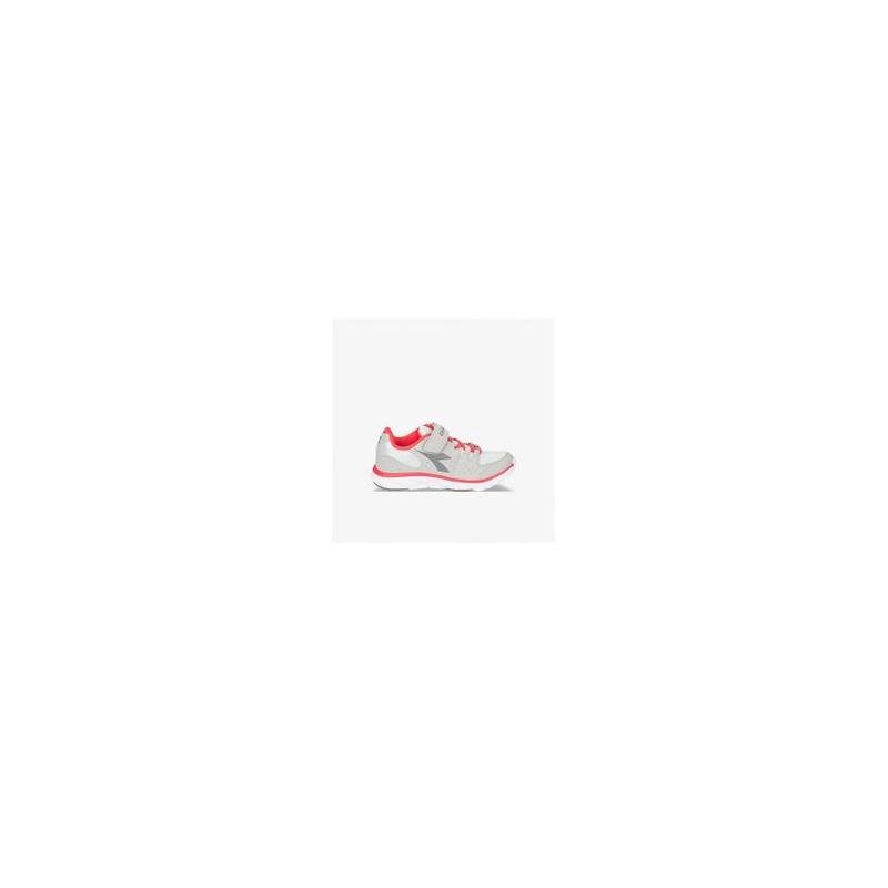 scarpetta diadora hawk 8 jr gray rock-hot coral tg 36