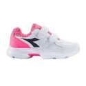 scarpetta diadora shape 8 sl jr v white-pink fluo tg 35