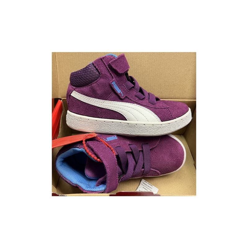 scarpetta puma 1948 mid v kids grape juice-white tg 28