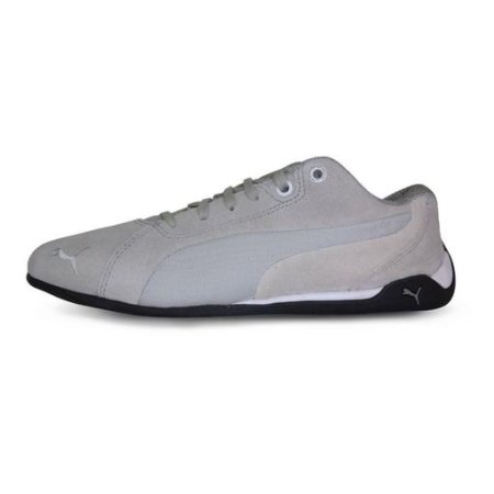 scarpetta puma junior racing cat s limestone gray-gray violet tg 39