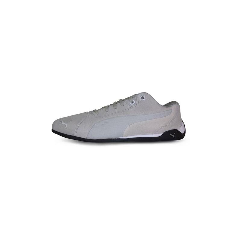 scarpetta puma junior racing cat s limestone gray-gray violet tg 39