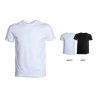 t-shirt bodyflex girocollo manica corta con colletto basso misto spandex