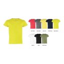 t-shirt discovery fluo manica corta con girocollo leggermente ampio