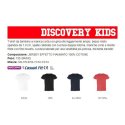 t-shirt discovery kids da bambino a manica corta con girocollo leggermente ampio