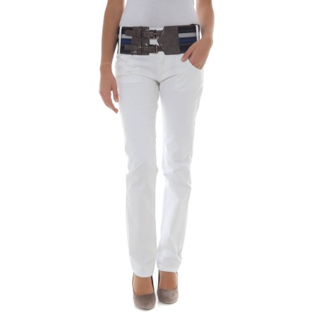 PHARD PANTALONE DONNA BIANCO