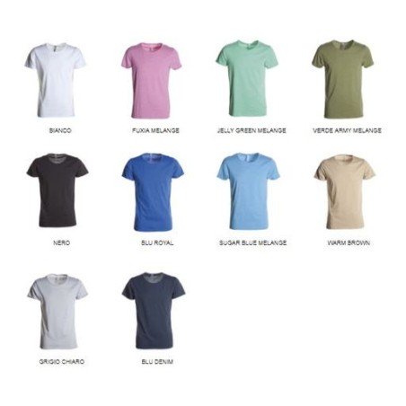 T-Shirt UNDERGROUND manica corta con girocollo leggermente ampio con bordino fine