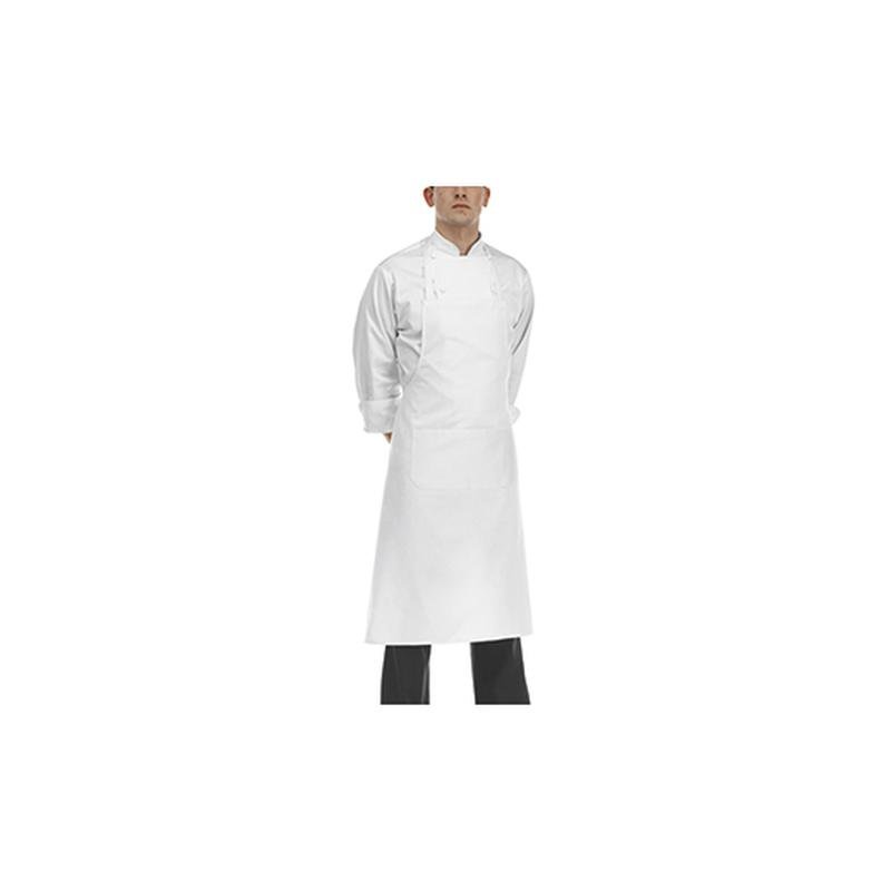 falda bip apron - 80% polyester - 20% cotton - white