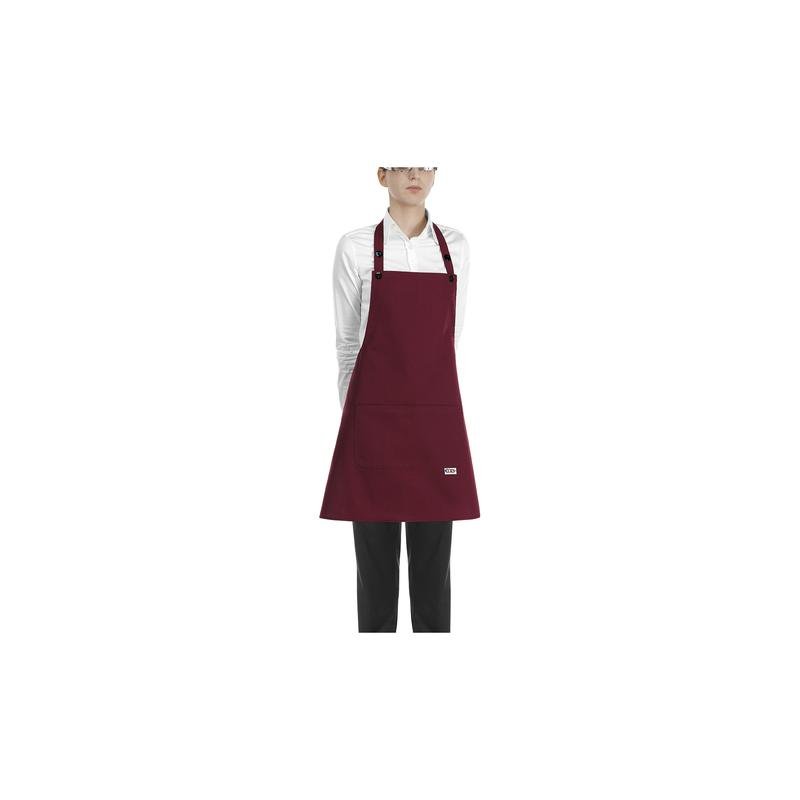 falda short bip apron - 65% polyester - 35% cotton - bordeaux