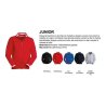 felpa junior full zip da bambino 280 grmq