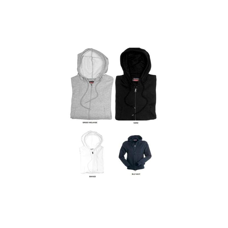 felpa maiorca donna full zip con cappuccio