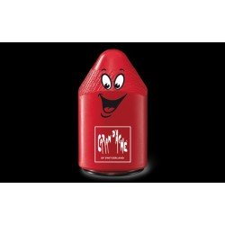 Taille-crayon double plastique - rouge