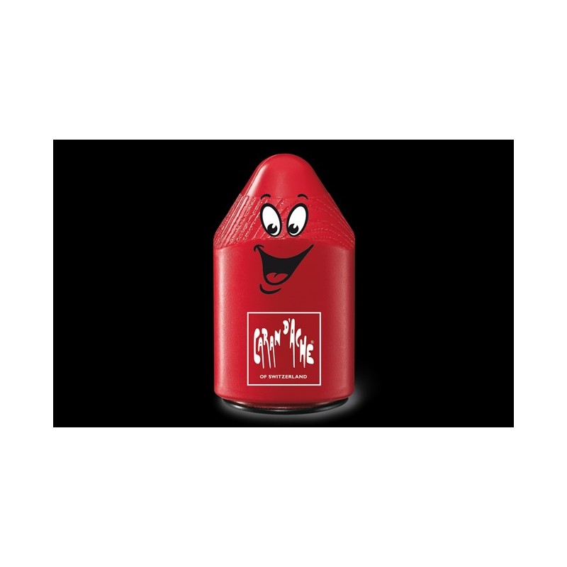 Taille-crayon double plastique - rouge