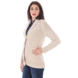 FRED PERRY CARDIGAN DONNA BEIGE