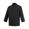 giacca unisex zip - 100% microfiber  - black