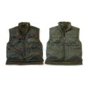 gilet nylon double face con carniere