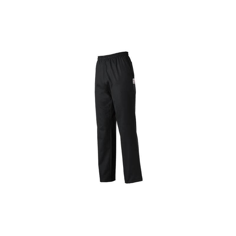 pantalone unisex coulisse - 65% polyester - 35% cotton - black