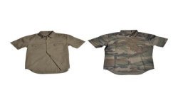 Camicia manica lunga in misto cotone